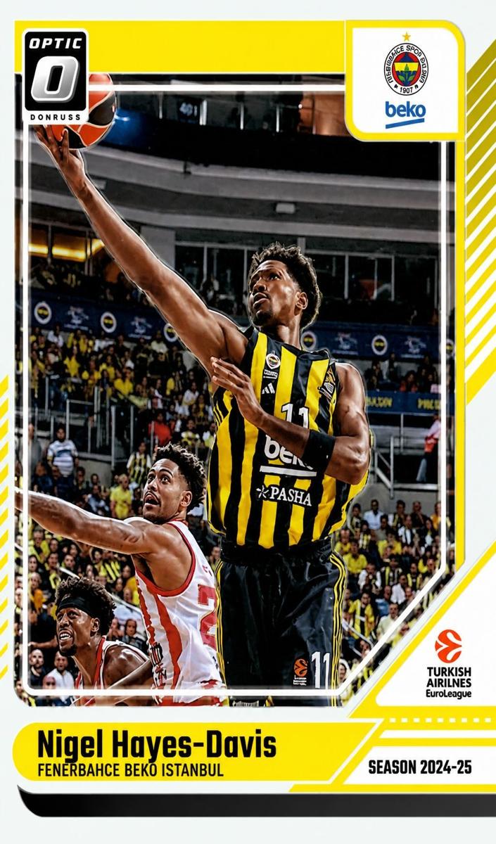 2024 Donruss Turkish Airlines EuroLeague Basketball Holo Nigel Hayes-Davis #105