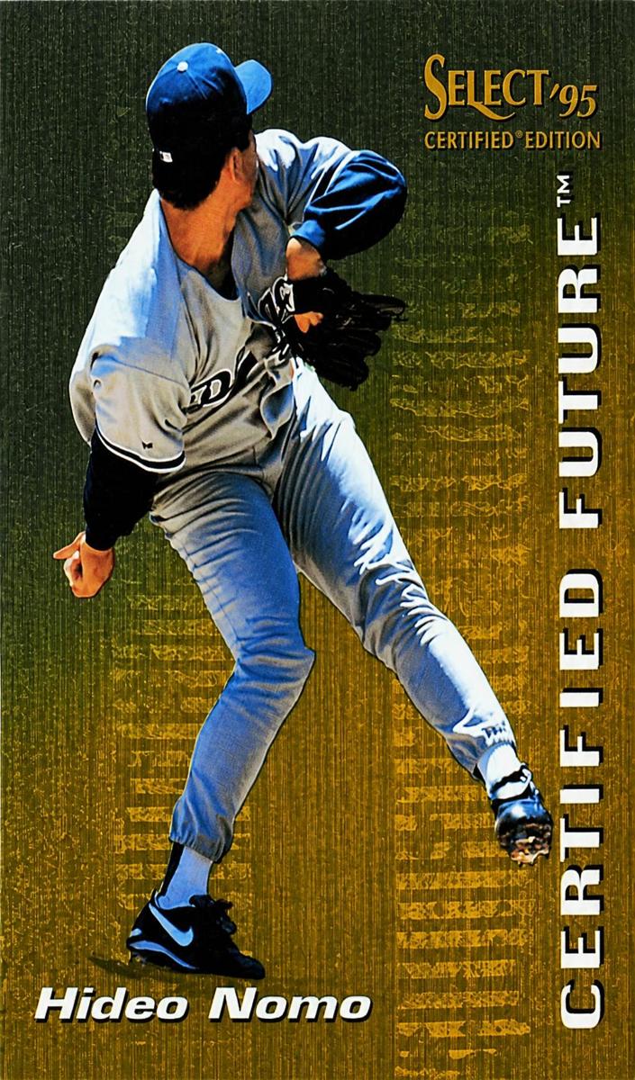 1995 Select Certified Baseball Hideo Nomo #3 PSA 8