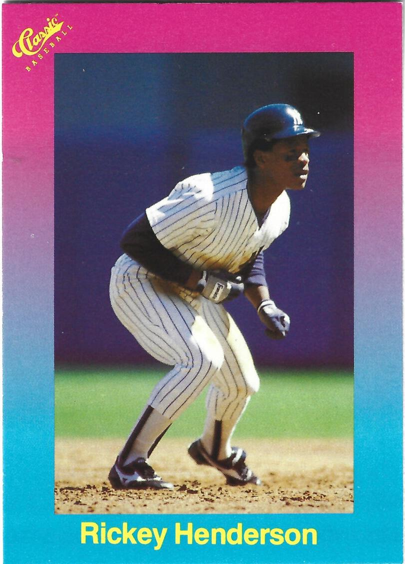 1989 Classic Baseball Rickey Henderson #50 PSA 10