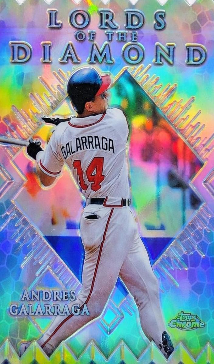1999 Topps Chrome Baseball Refractor Andres Galarraga #LD13