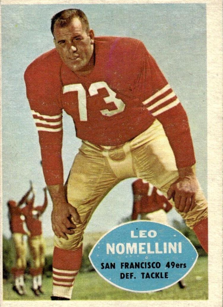 1960 Topps Football Leo Nomellini #121