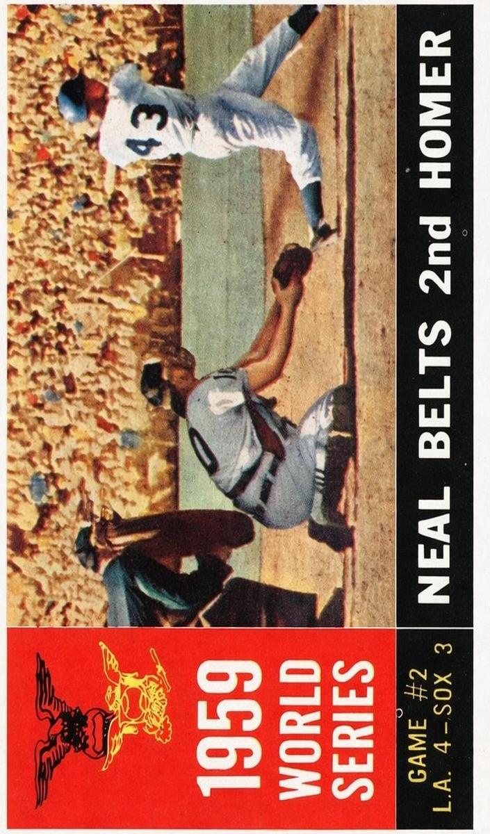 1960 Topps Football Charlie Neal #386 PSA 8