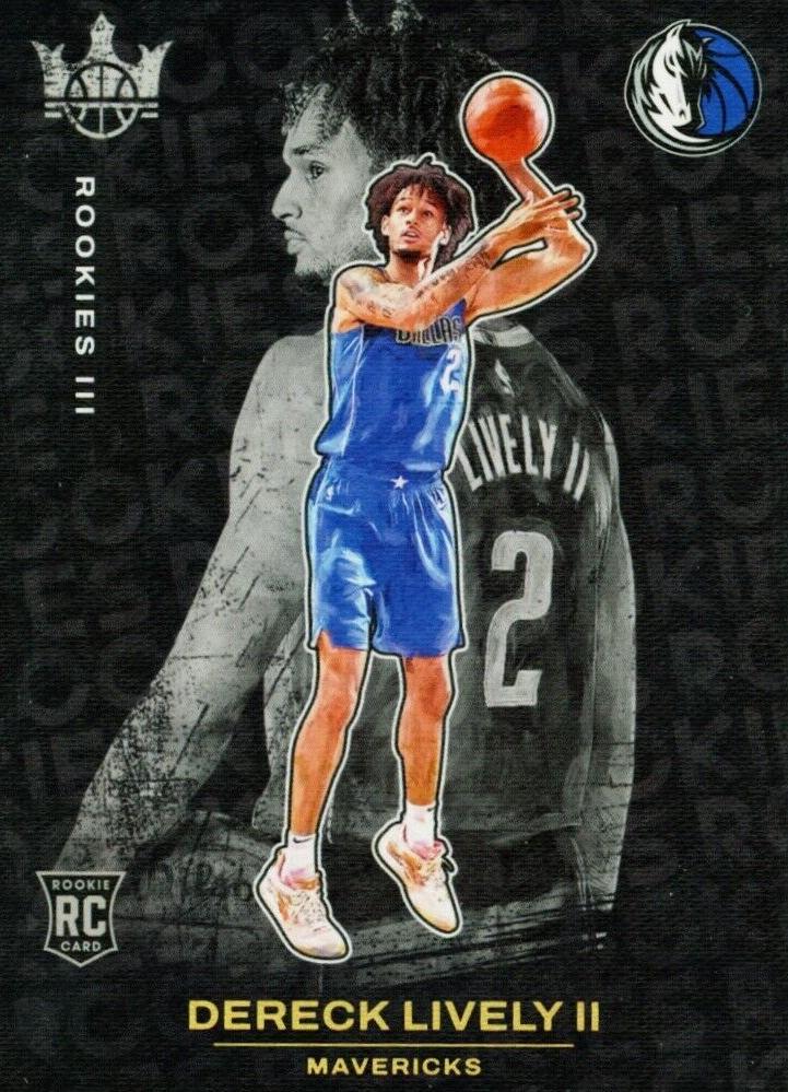 2023 Panini Court Kings Basketball Dereck Lively II #160 PSA 10