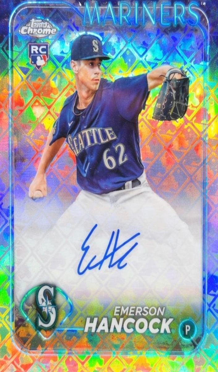 2024 Topps Chrome Logofractor Baseball Emerson Hancock #RCA-EH