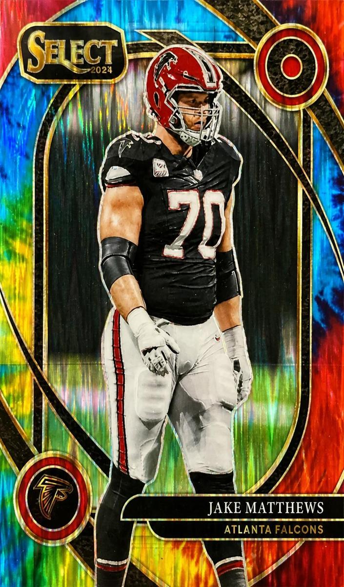 2024 Panini Select Football Tie-Dye Jake Matthews #264
