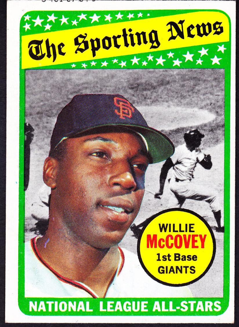1969 Topps Baseball All-Star Willie McCovey #416 PSA 7