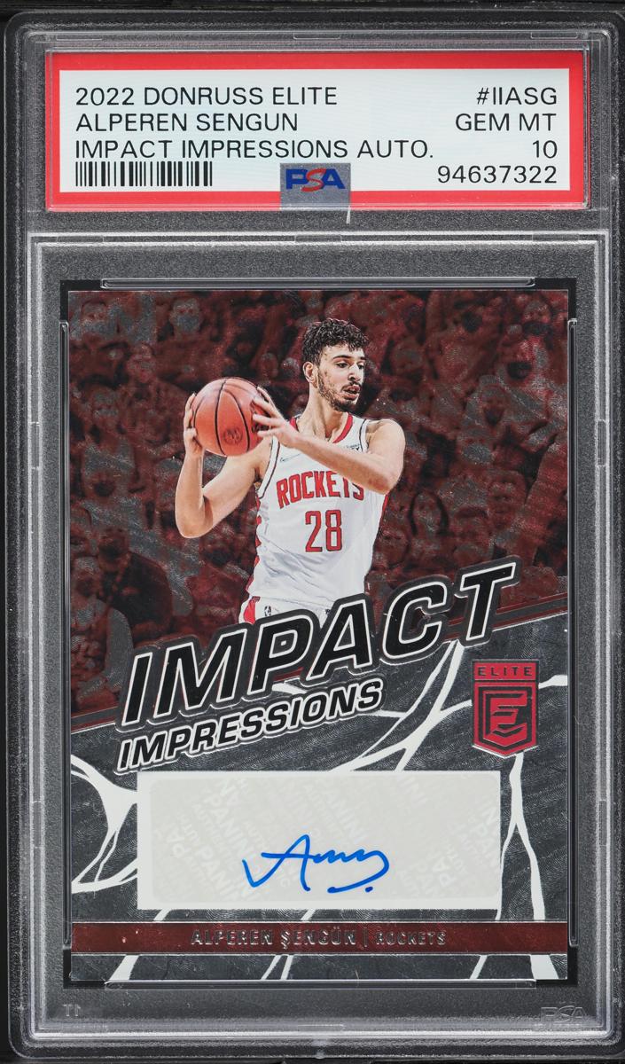 2022 Donruss Elite Basketball Alperen Sengun #II-ASG