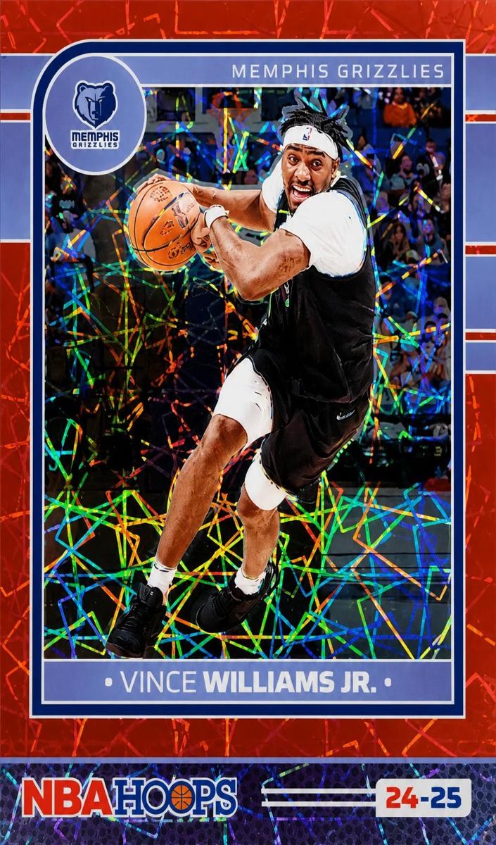 2024 Panini Hoops Basketball Premium Red Lazer Vince Williams Jr. #30