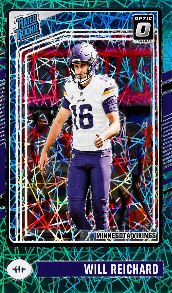 2024 Donruss Optic Football Teal Velocity Will Reichard #297