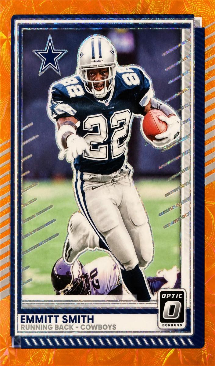 2025 Donruss Optic Football Orange Scope Emmitt Smith #5