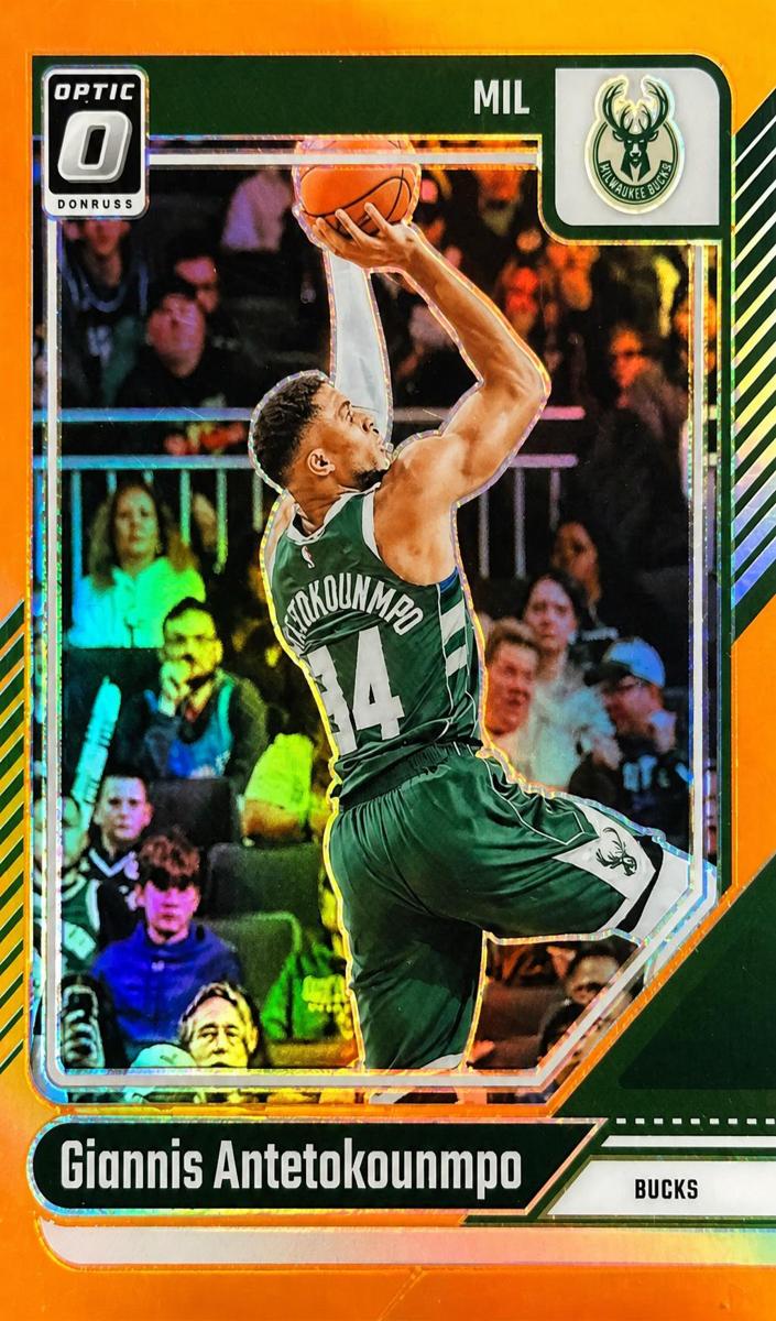 2024 Donruss Optic Basketball Orange Giannis Antetokounmpo #176