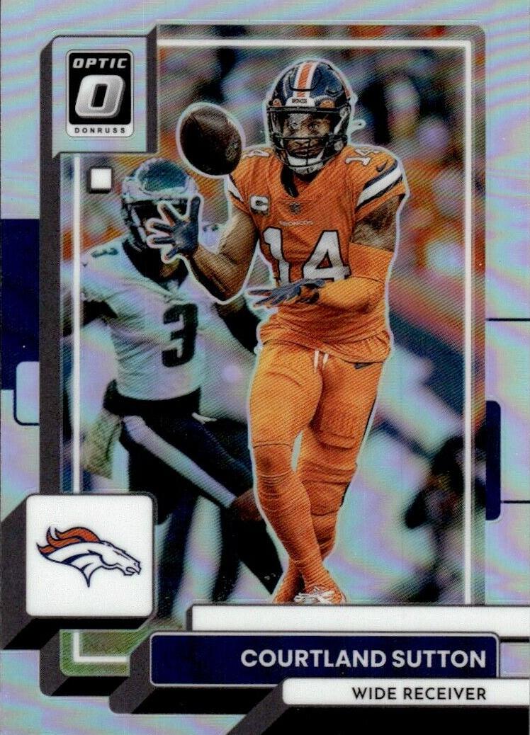 2022 Donruss Optic Football Holo Courtland Sutton #60