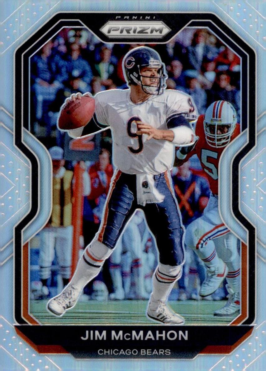 2020 Panini Prizm Football Silver Prizm Jim McMahon #195