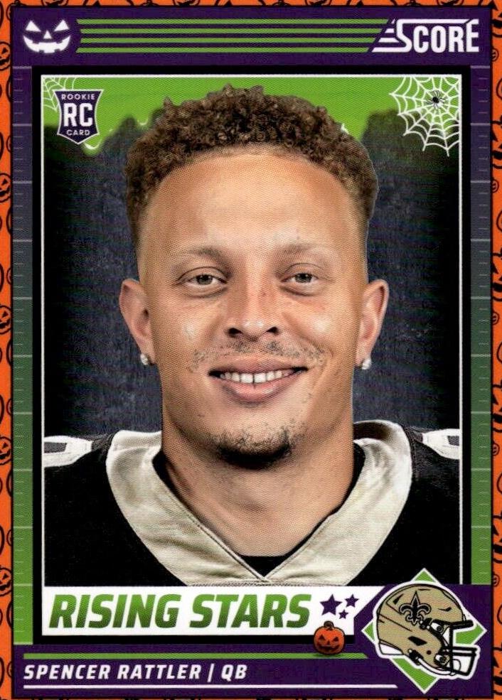 2024 Panini Score-a-Treat Football Pumpkin Spencer Rattler #45 PSA 10