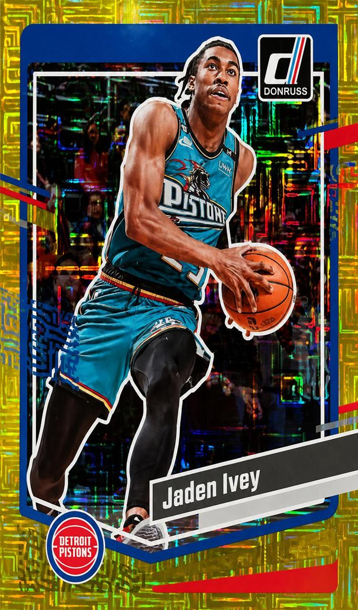 2023 Panini Donruss Basketball Choice Gold Jaden Ivey #135