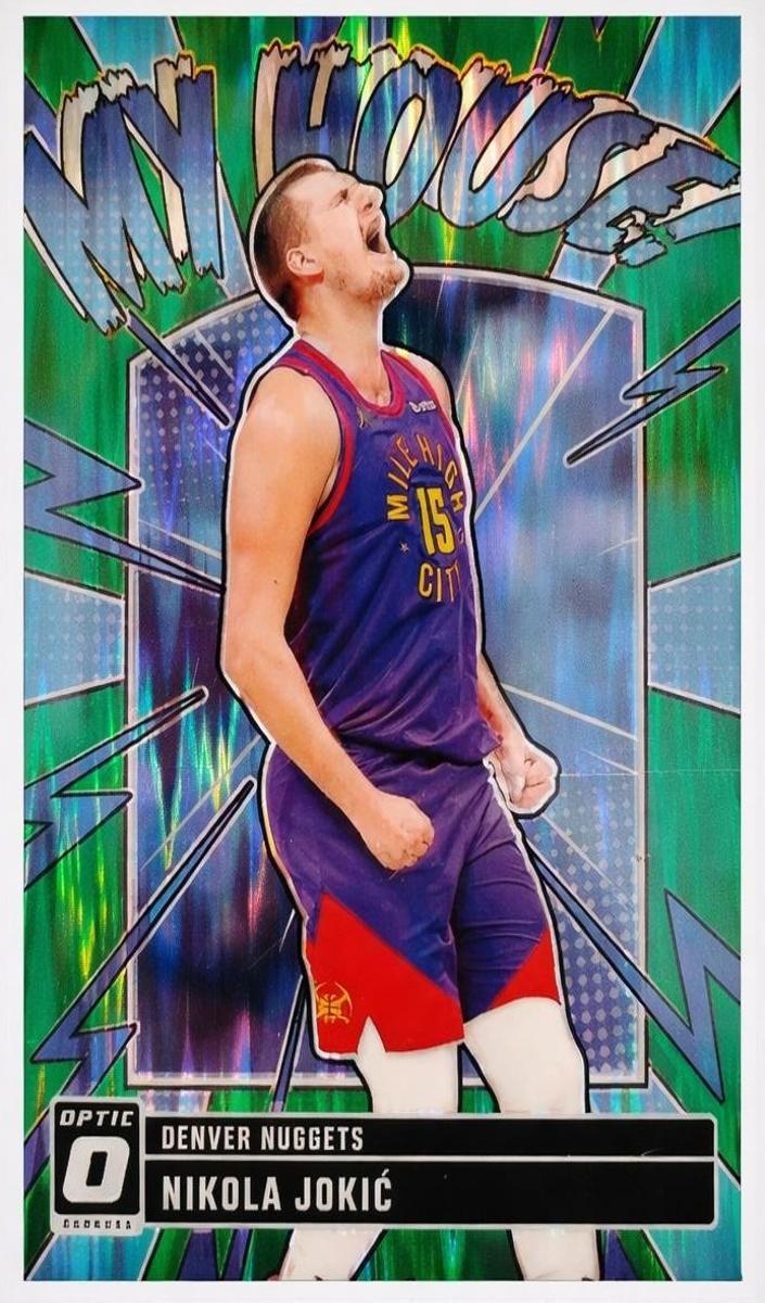 2024 Donruss Optic Basketball Green Shock Nikola Jokic #20