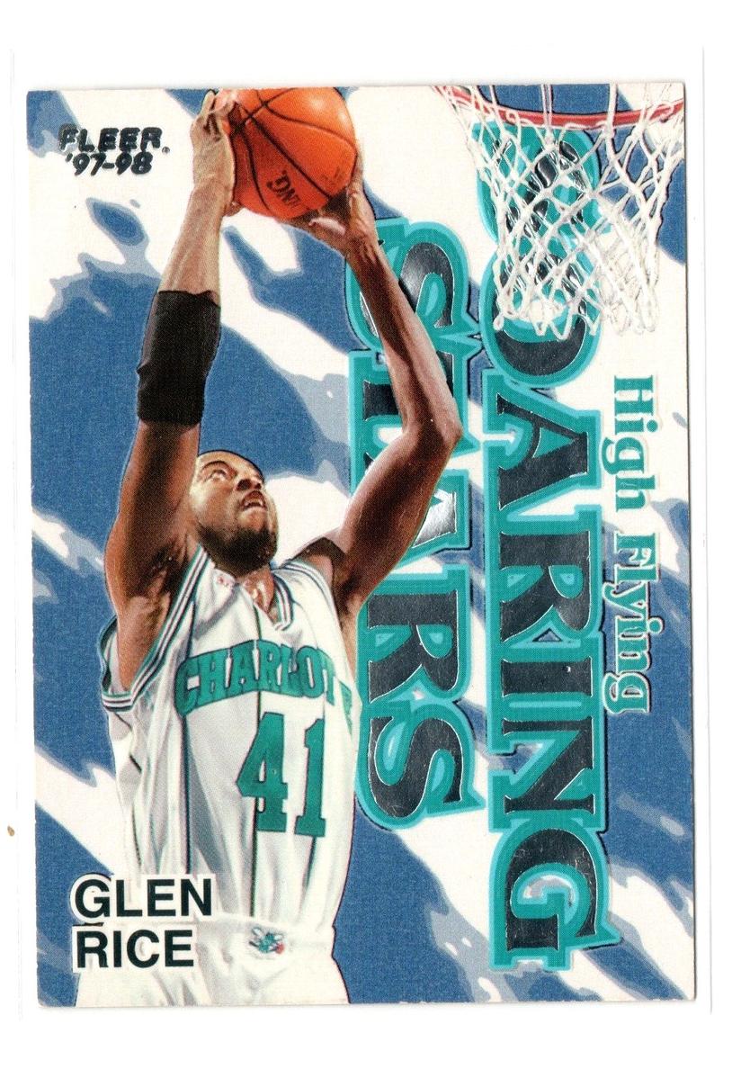 1997 Fleer Basketball High Flying Glen Rice #15