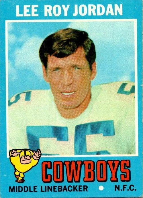 1971 Topps Football Lee Roy Jordan #31