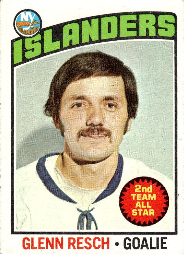 1976 Topps Hockey Glenn Resch #250 PSA 5