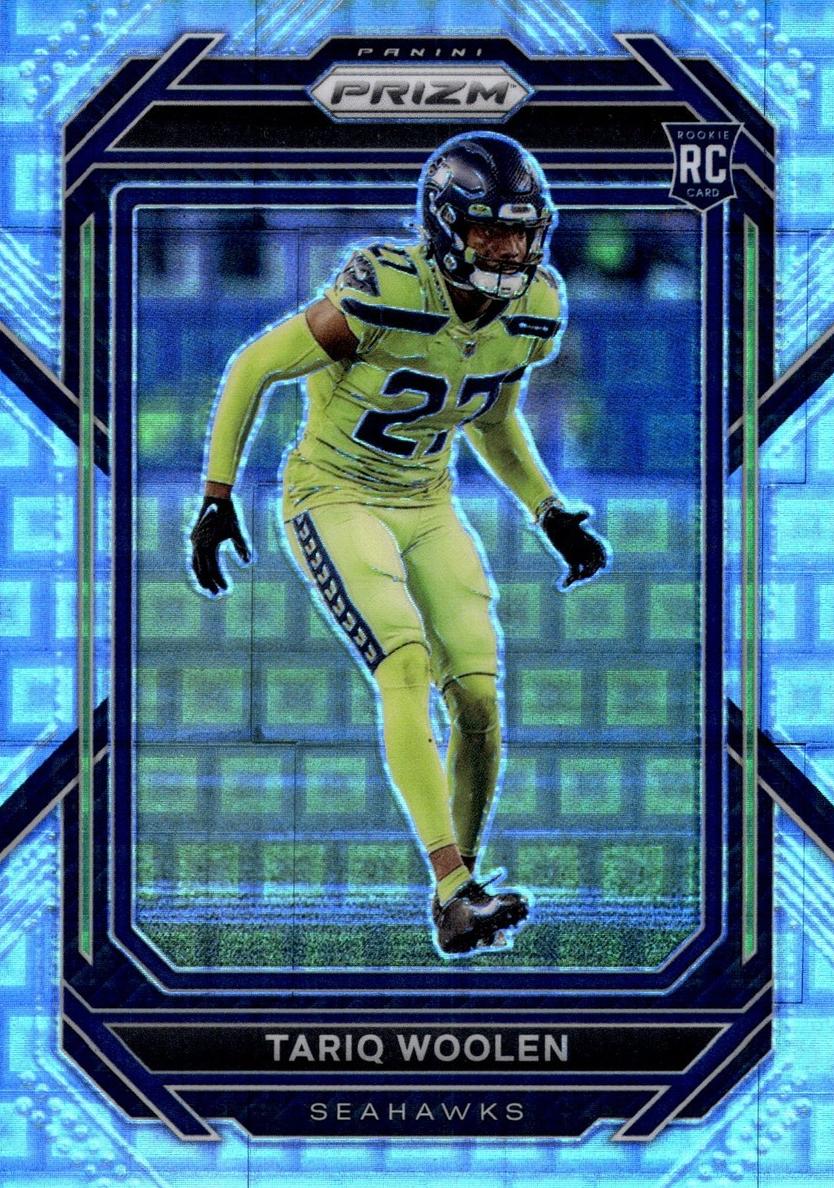 2022 Panini Prizm Football Pandora Tariq Woolen #349 PSA 8.5