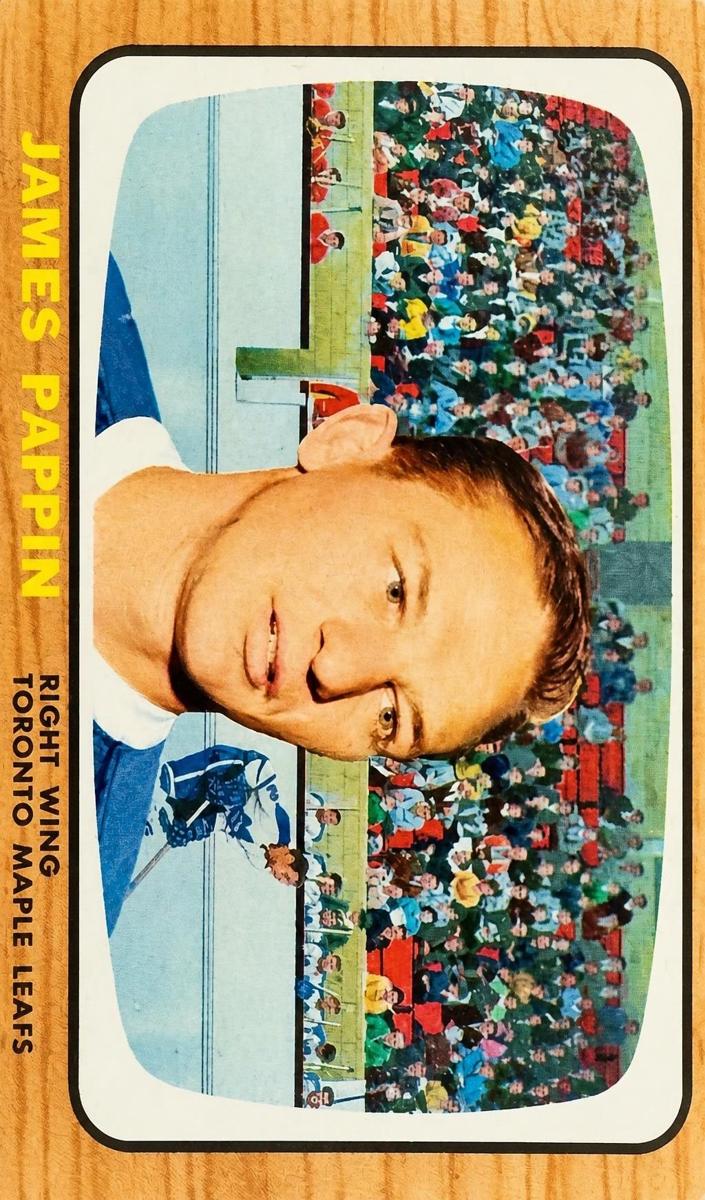 1966 Topps USA Test Hockey Jim Pappin #49 PSA 5