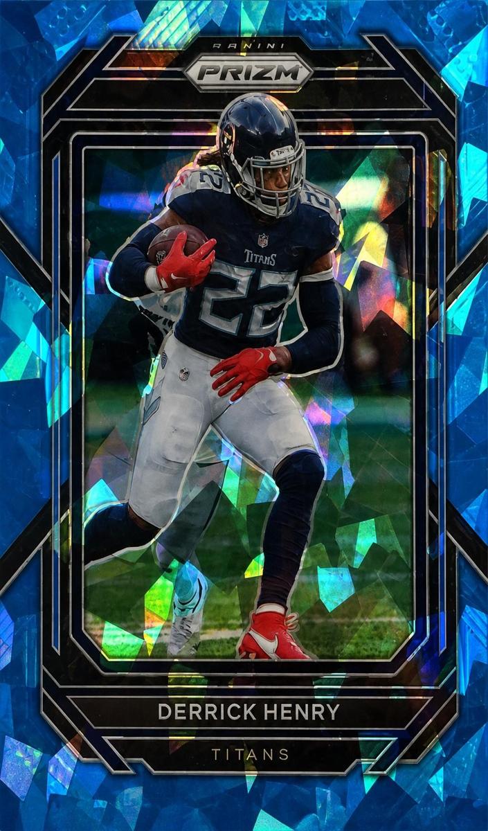 2022 Panini Prizm Football Blue Ice Derrick Henry #284