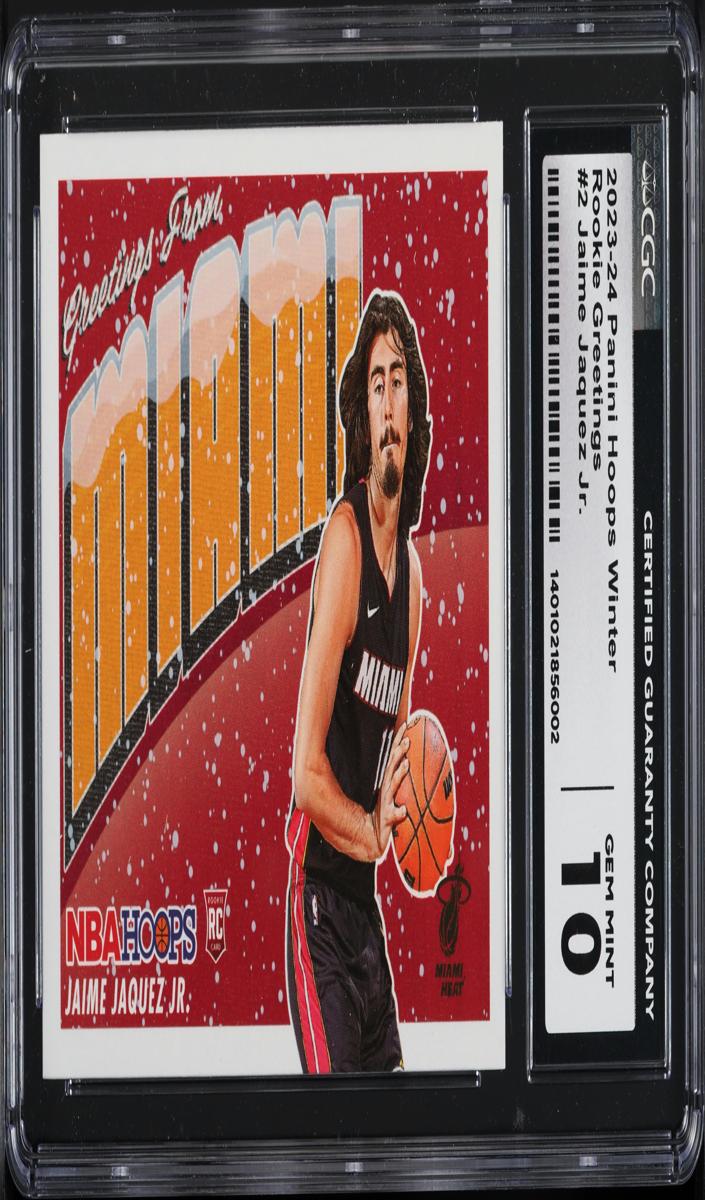 2023 Panini Hoops Basketball Winter Jaime Jaquez Jr. #2 PSA 7.5