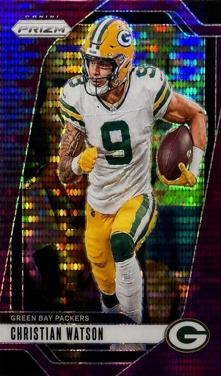 2024 Panini Prizm Football Purple Christian Watson #103