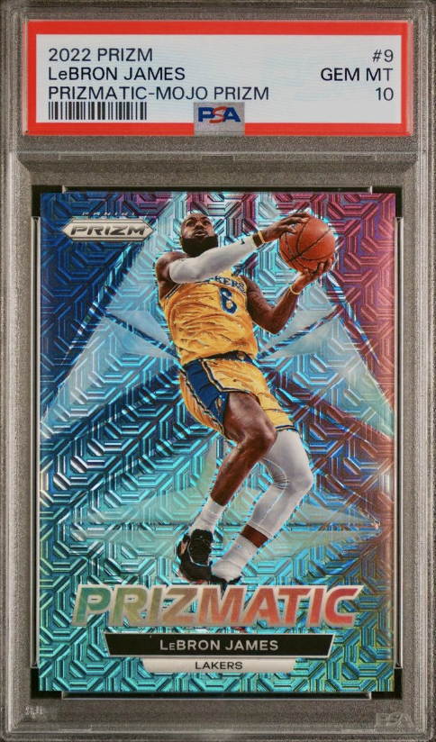 2022 Panini Prizm Basketball Mojo LeBron James #9