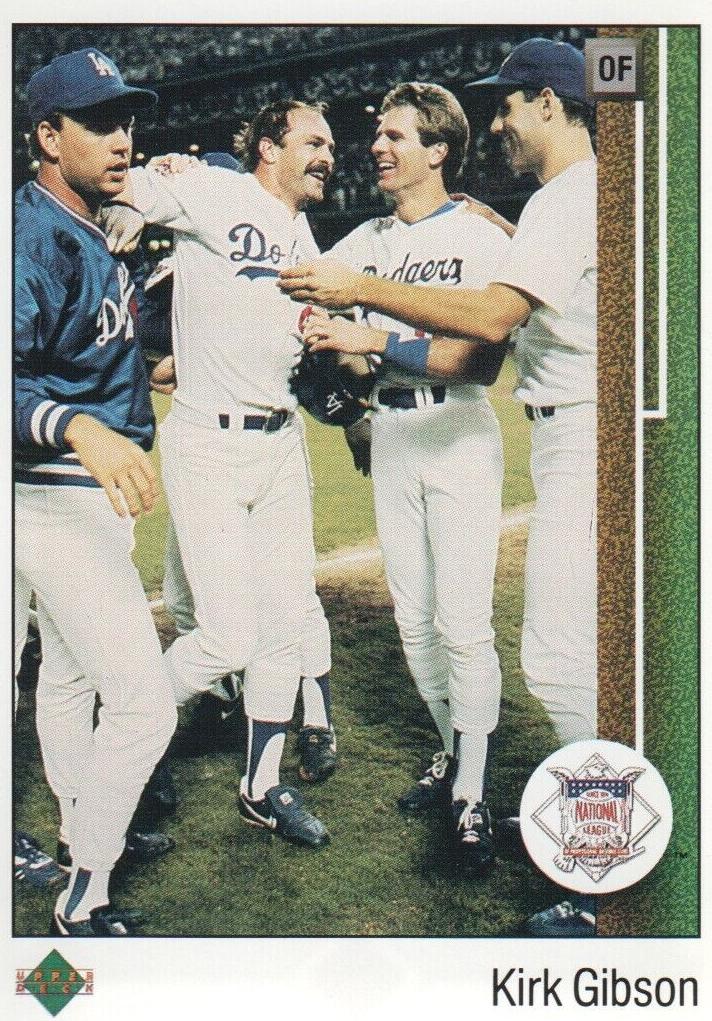1989 Upper Deck Baseball Kirk Gibson #662