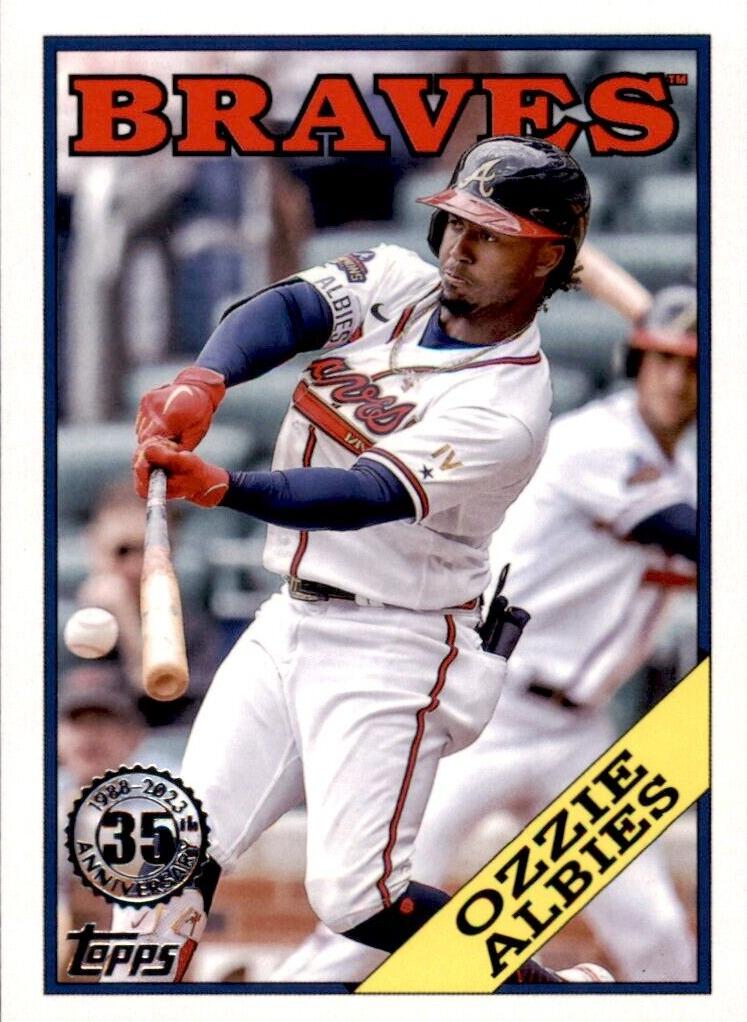 2023 Topps Baseball Ozzie Albies #T88-63 PSA 9