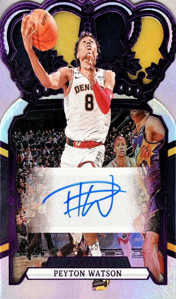 2023 Panini Crown Royale Basketball Purple Peyton Watson #CA-PEY