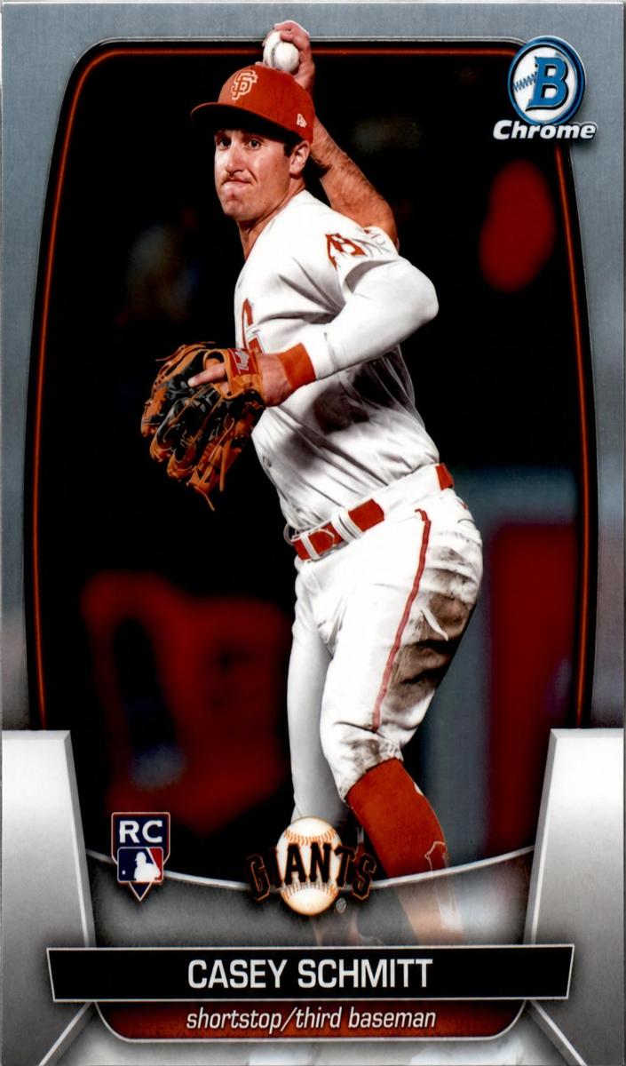 2023 Bowman Chrome Baseball Refractor Casey Schmitt #38 PSA 10