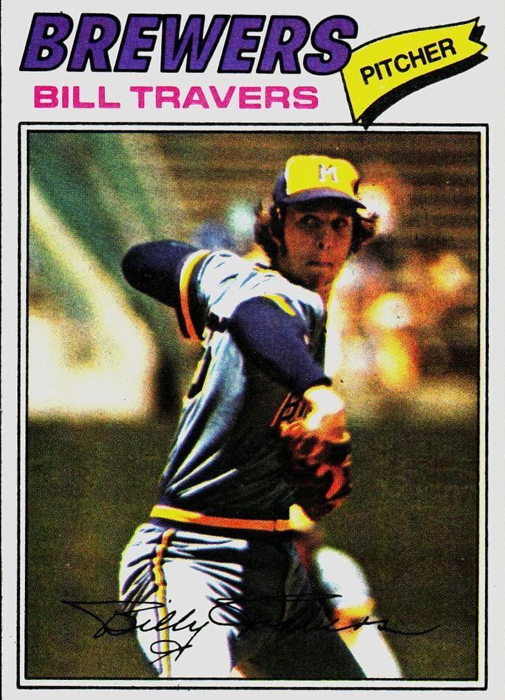 1977 Topps Baseball Bill Travers #125