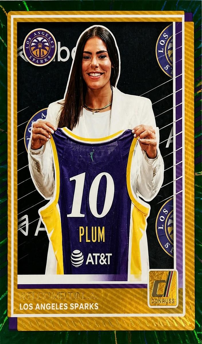 2025 Panini Donruss WNBA Basketball Green Laser Kelsey Plum #12