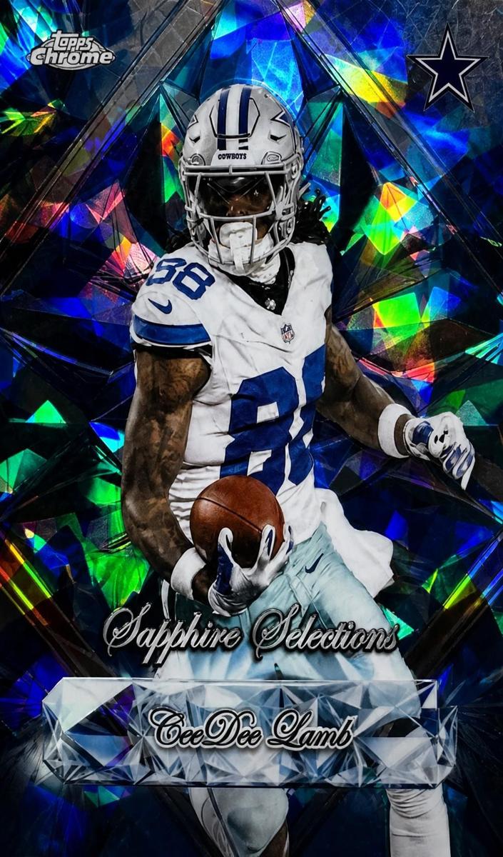 2025 Topps Chrome Sapphire Football CeeDee Lamb #SS-14