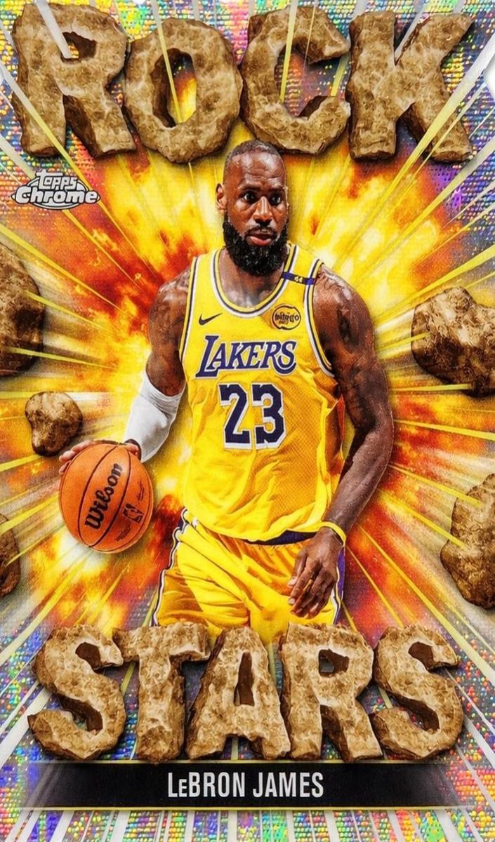 2025 Topps Chrome Basketball LeBron James #RS-3 PSA 9