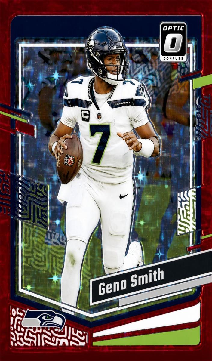 2023 Donruss Optic Football Red Stars Geno Smith #177