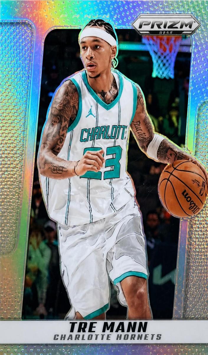 2024 Panini Prizm Deca Basketball Silver Tre Mann #160