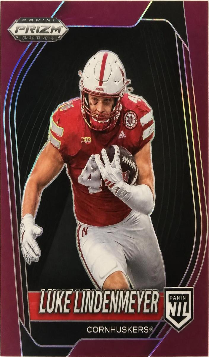 2025 Panini Prizm Black Football Luke Lindenmeyer #194
