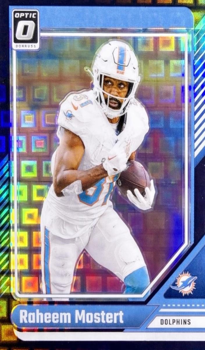 2024 Donruss Optic Football Black Pandora Raheem Mostert #121
