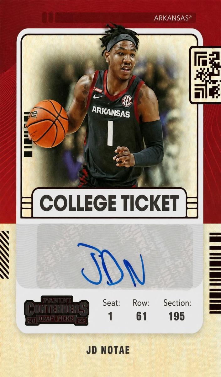 2022 Panini Chronicles Draft Picks Basketball Black JD Notae #CT-JDN