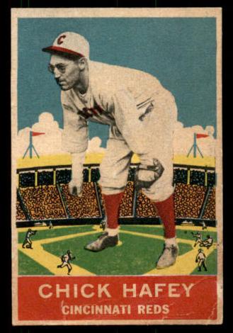 1933 R333 DeLong Gum Baseball Chick Hafey #19 PSA 1