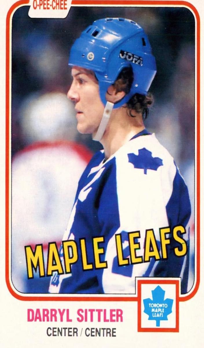 1981 O-Pee-Chee Hockey Darryl Sittler #308 PSA 8