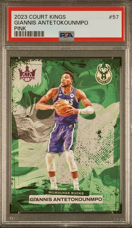 2023 Panini Court Kings Basketball Pink Giannis Antetokounmpo #57