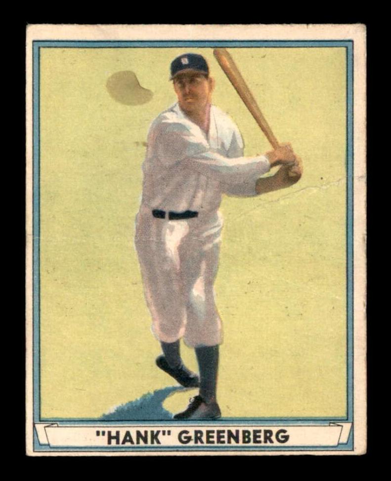 1941 Play Ball Baseball null Hank Greenberg #18 PSA 5.5