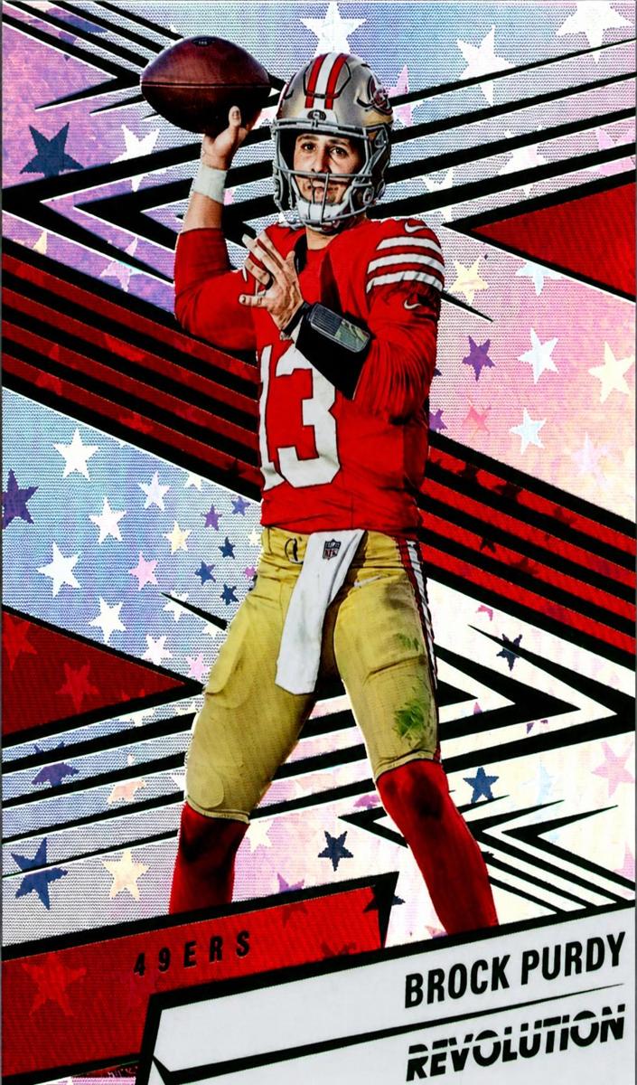 2025 Panini Revolution Football Green Astro Brock Purdy #150 CGC 10