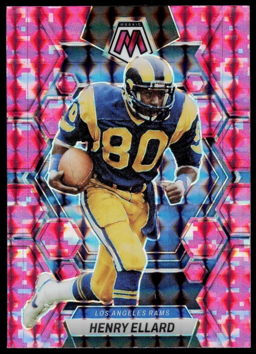 2023 Panini Mosaic Football Camo Pink Henry Ellard #141
