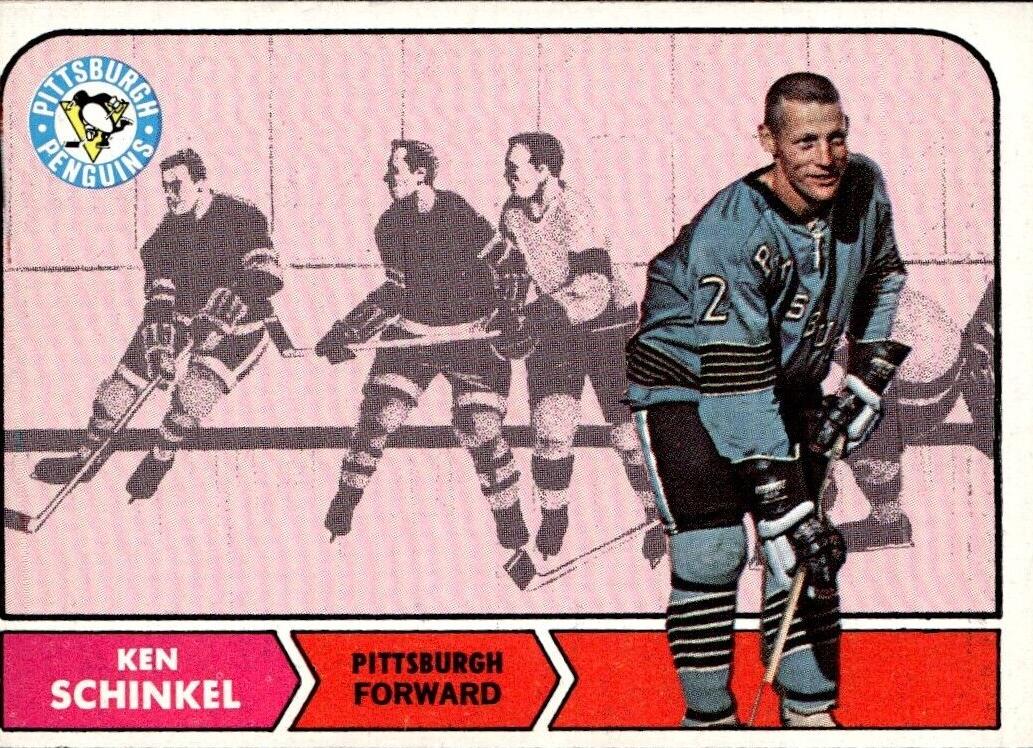 1968 Topps Hockey Ken Schinkel #106