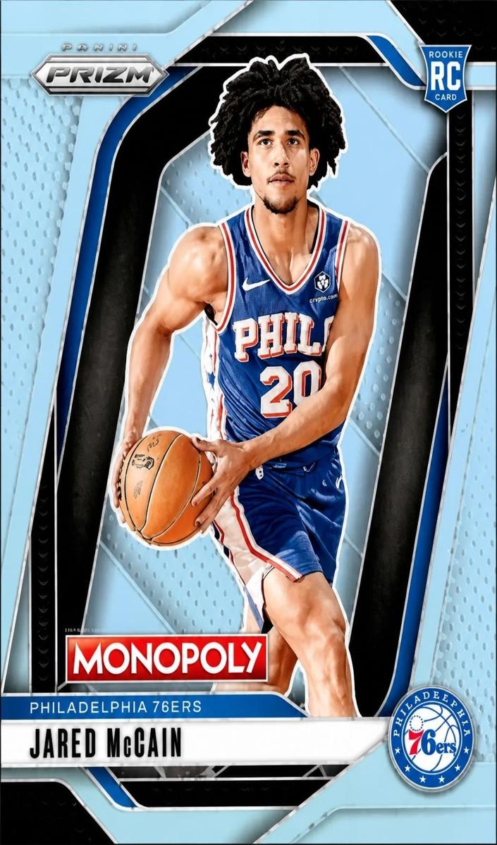 2024 Panini Prizm Monopoly Basketball Light Blue Jared McCain #3